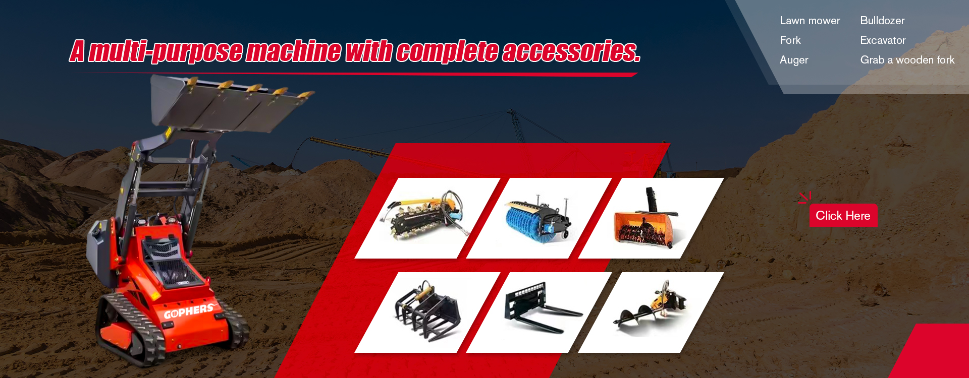 Easy to Transport Mini Skid Steer Loader for Working In Tight Environments