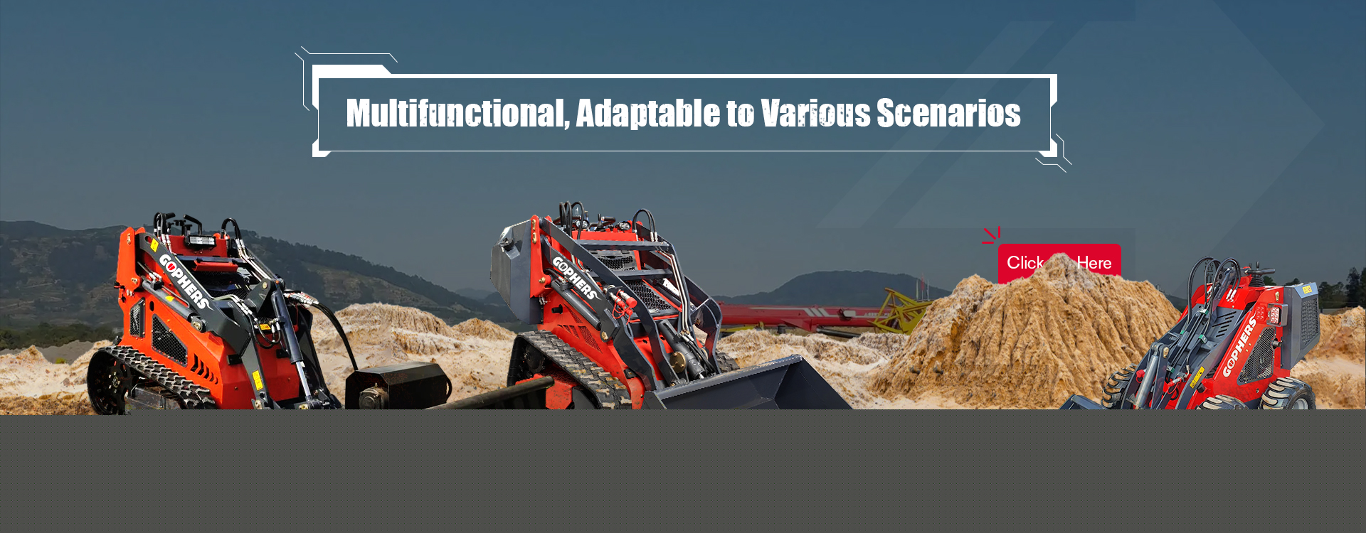 Easy to Transport Mini Skid Steer Loader for Working In Tight Environments